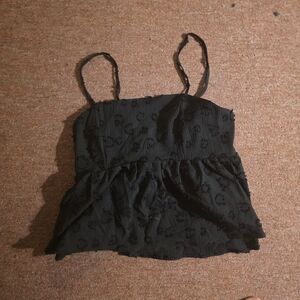 Black Sleeveless Top